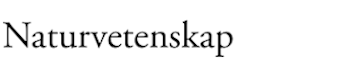 Naturvetenskap